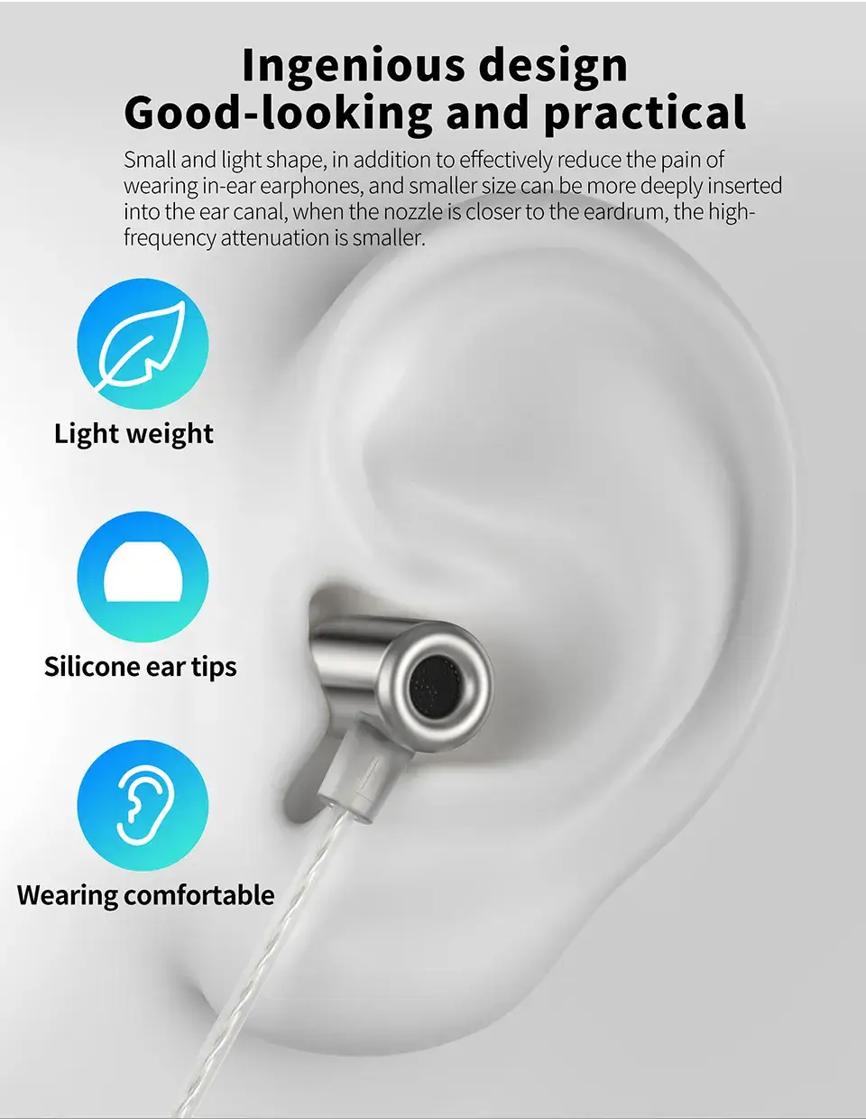 KZ Ling Long Open-Back Micro Dynamic Driver In-Ear Earphones