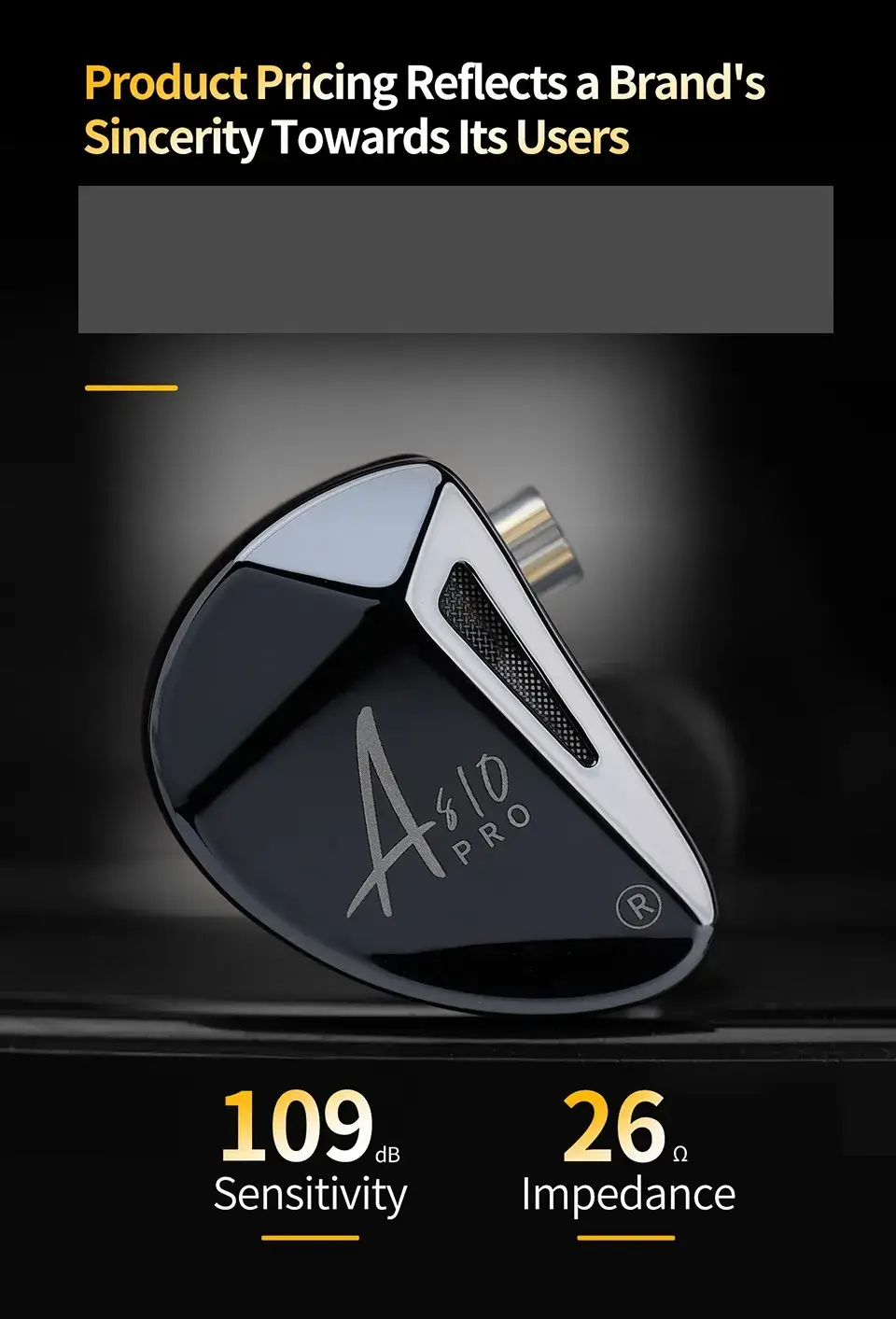 KZ AS10 Pro Professional 5-Driver Balanced Armature IEM for Ultimate Sound Performance