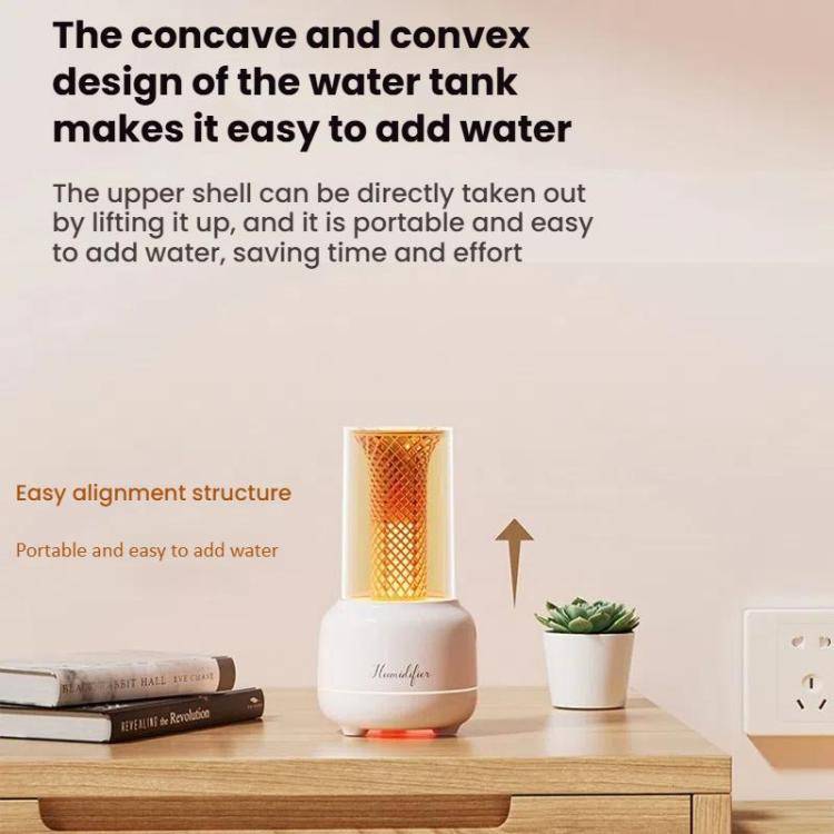 150ml Candle Light Aroma Diffuser Timable Air Humidifier Essential Oil Night Light