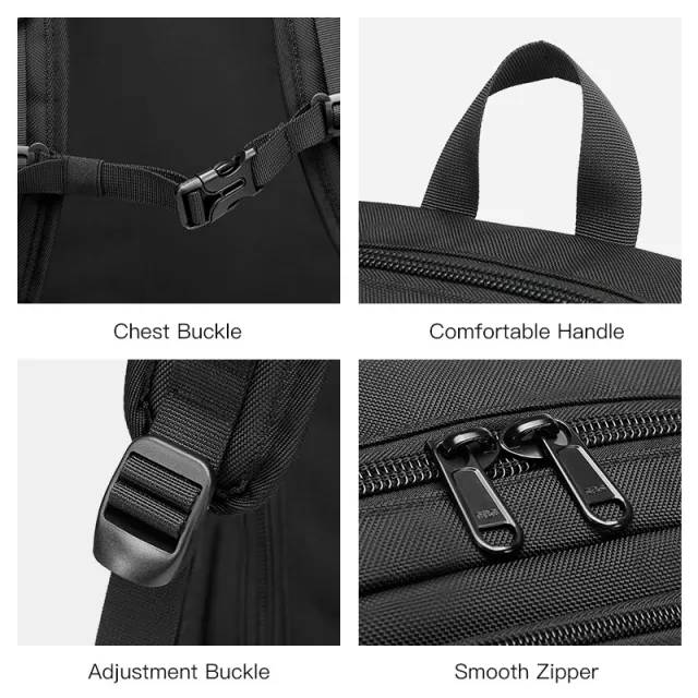 Ozuko 9479 Oxford USB Charging School & Travel Backpack Stylish Mochila