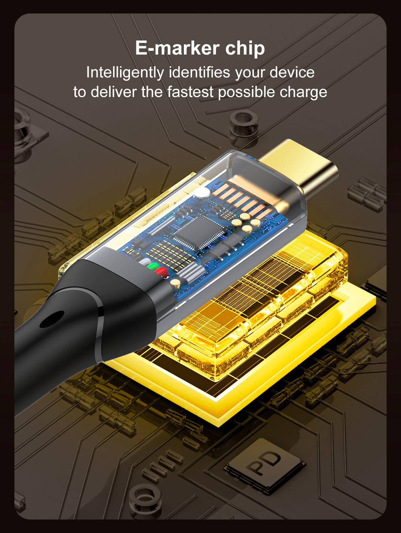 LDNIO TC-11C USB-C to USB-C 240W Fast Charging & Data Cable PD 3.1 Compatible
