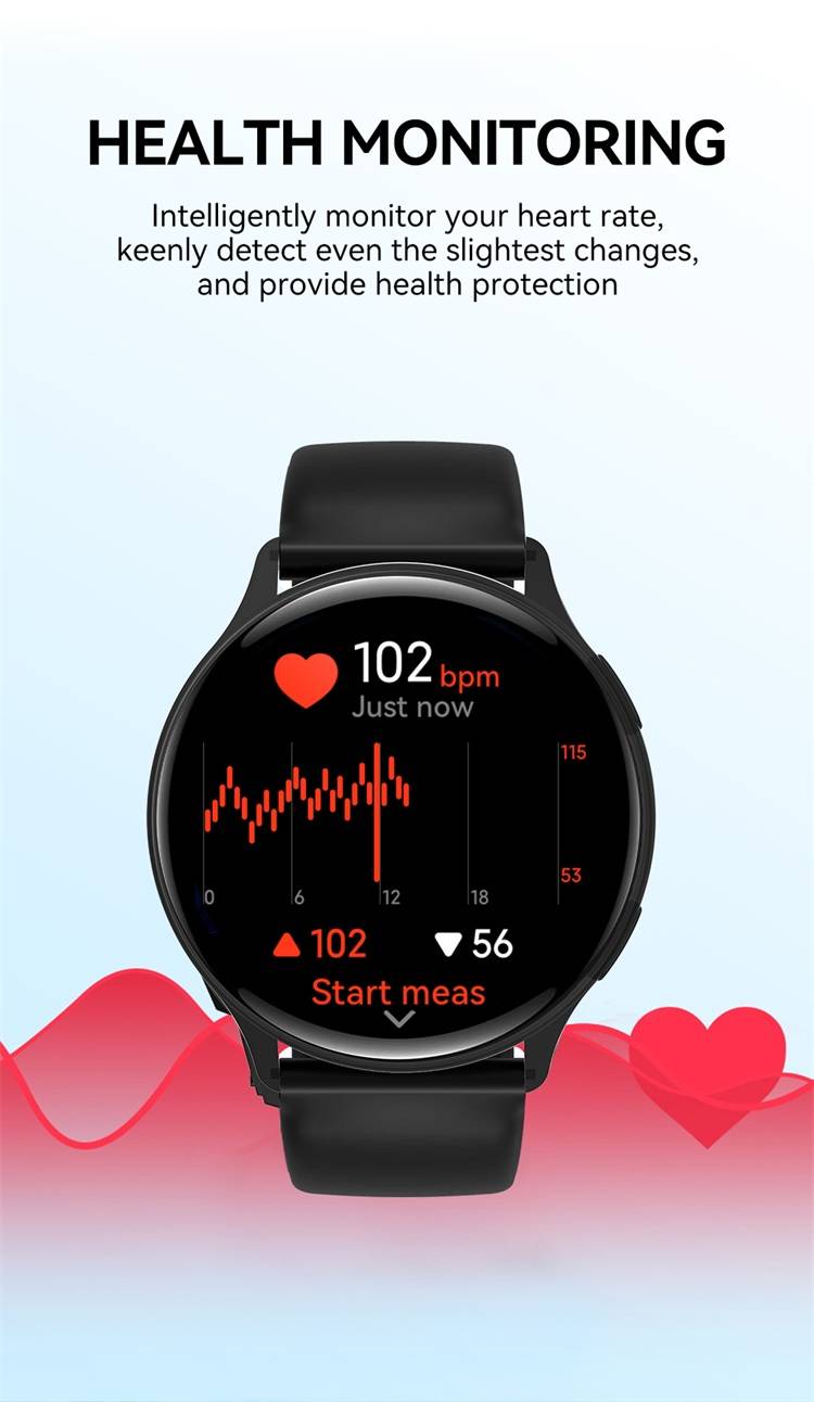 Valdus VG53 Pro Smartwatch 3ATM Waterproof GPS SOS Health Monitoring & Bluetooth Calls