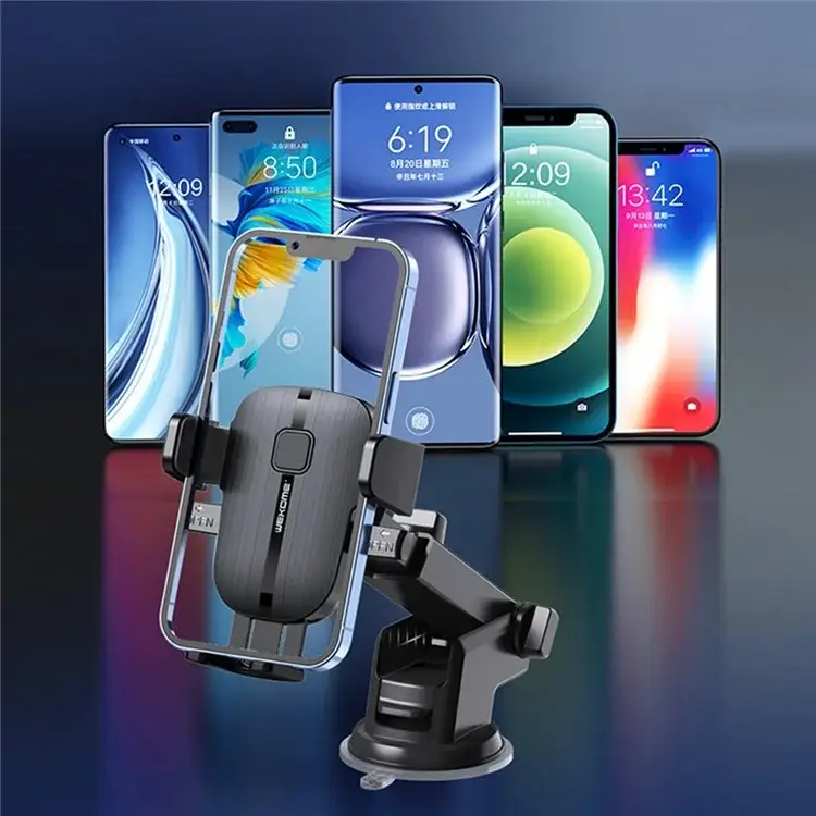 WEKOME S55 Universal Car Phone Holder with Strong Vacuum Suction and Anti-Shake Stability