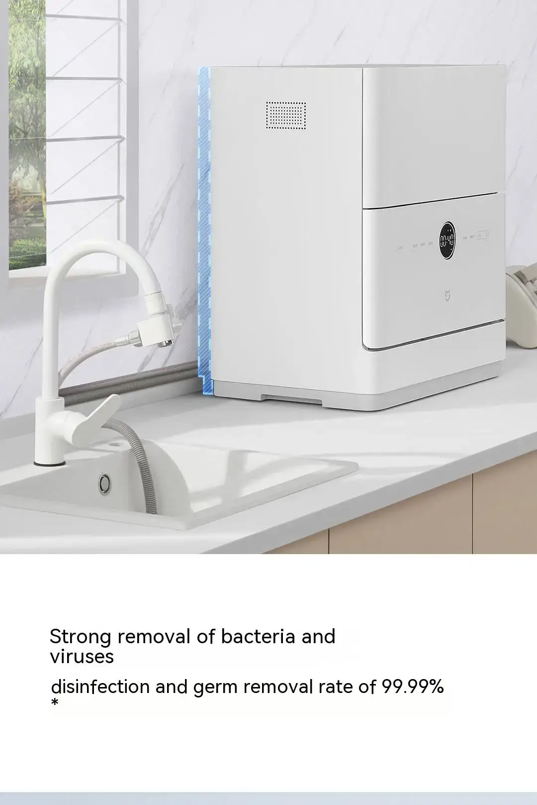 Xiaomi Mijia S1 Smart Desktop Dishwasher 5-in-1 Sterilizing & Hot Air Drying System
