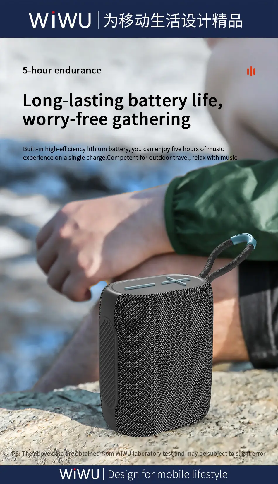 WIWU Thunder P26 Portable Wireless Speaker