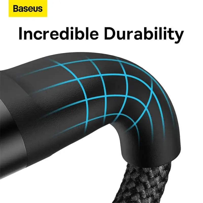 Baseus Flash Series II 3-in-1 Fast Charging Cable (Type-C to Micro+Lightning+Type-C, 100W, 1.5m)