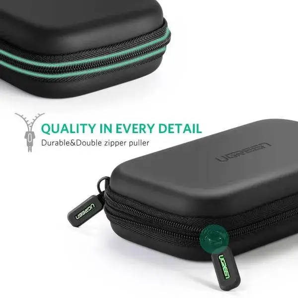 UGREEN 40707 External Hard Drive & Electronics Travel Organizer Case