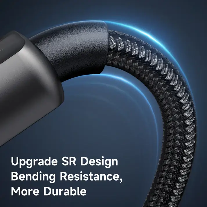 McDodo CA-3630 Digital Pro USB-C Cable 6A Super Charge, Auto Power Off, Transparent Design, 1.2M