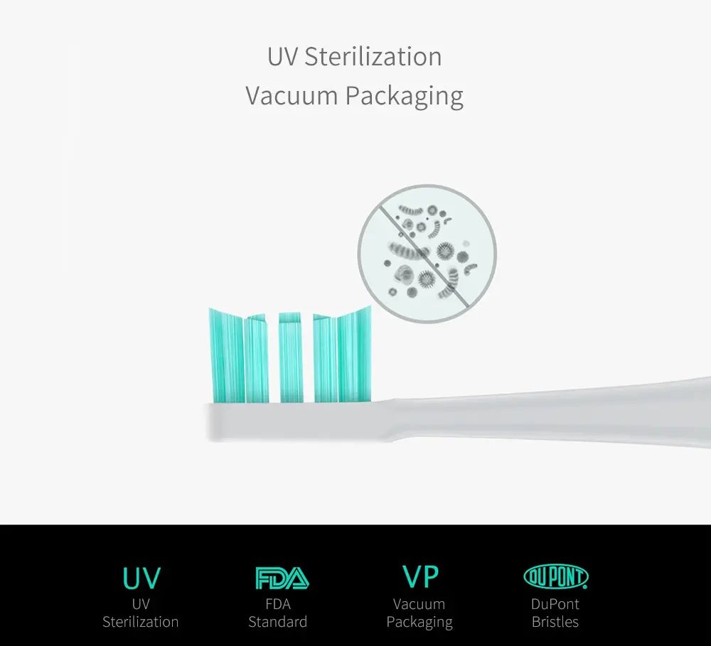 Xiaomi Mijia T300 Sonic Rechargeable Electric Toothbrush Waterproof IPX7