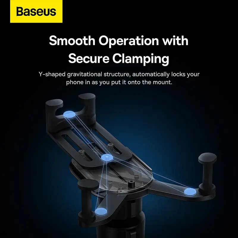 Baseus Stable Gravitational Wireless Car Charger Pro 15W Fast Charging
