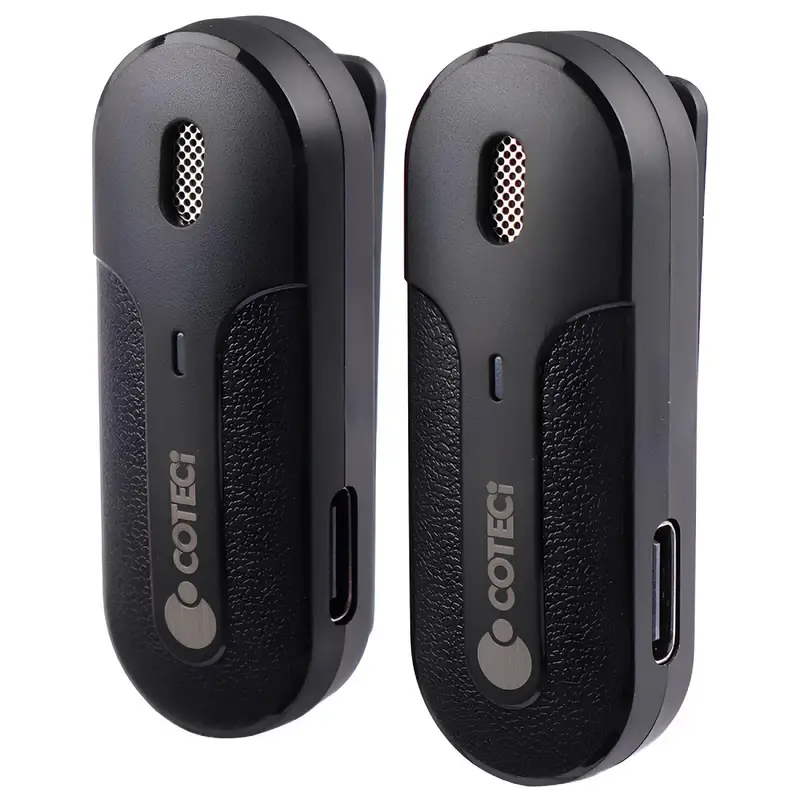 Coteci 74009 Wireless Lavalier Microphone with USB Type-C