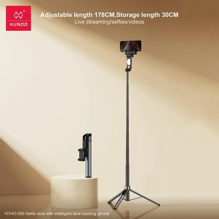 XUNDD XDHO-059 Smart Face Tracking Gimbal Stabilizer Selfie Stick