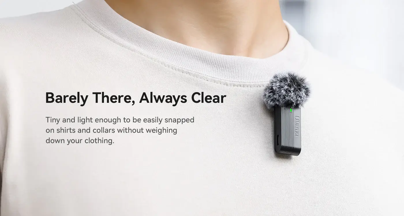 Ulanzi A100 Dual Wireless Lavalier Microphone System