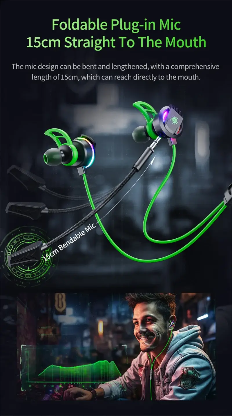 Plextone RX3 PLUS Type-C Wired Gaming Earphones