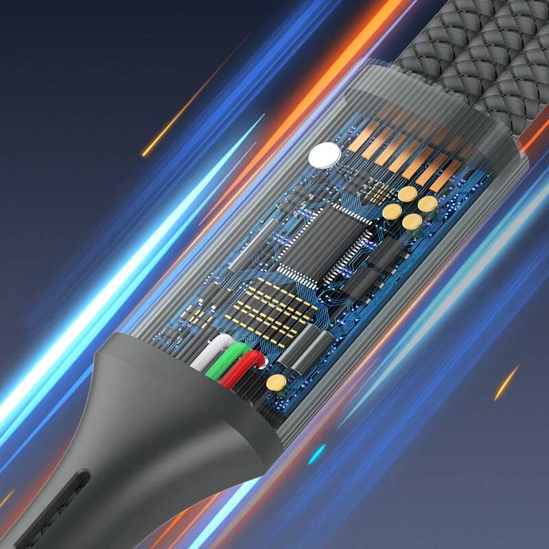 LDNIO LC97U 100W USB-A to Lightning/Micro USB/USB-C Fast Charging & Data Transfer Cable 1.2M