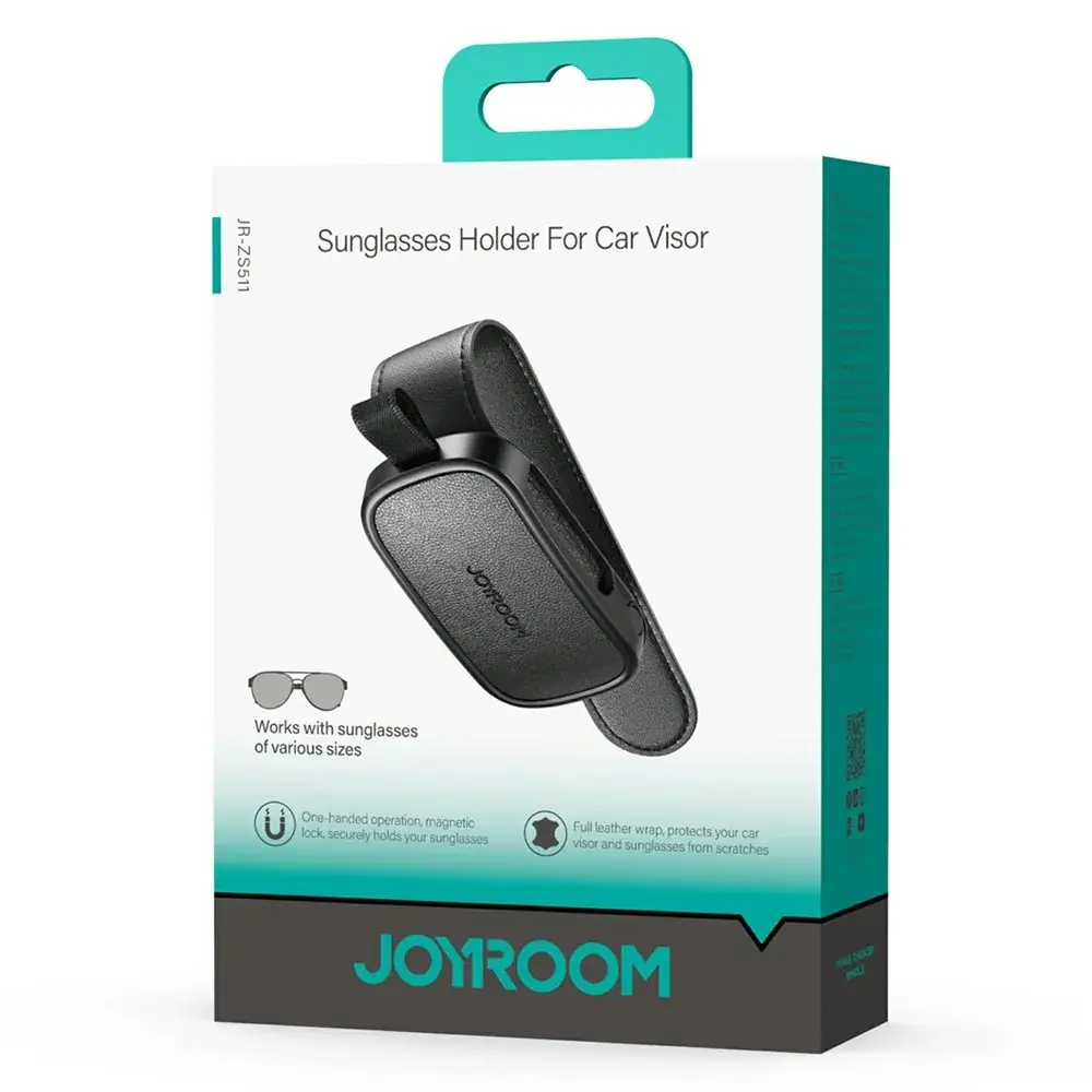 Joyroom JR-ZS511 Magnetic One-Hand Car Visor Sunglasses Holder Clip