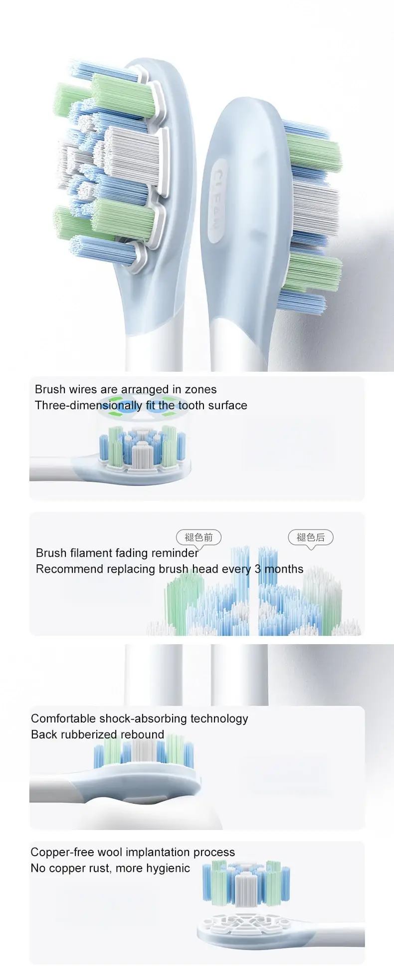 Xiaomi Mijia MES609 Oscillating Electric Toothbrush