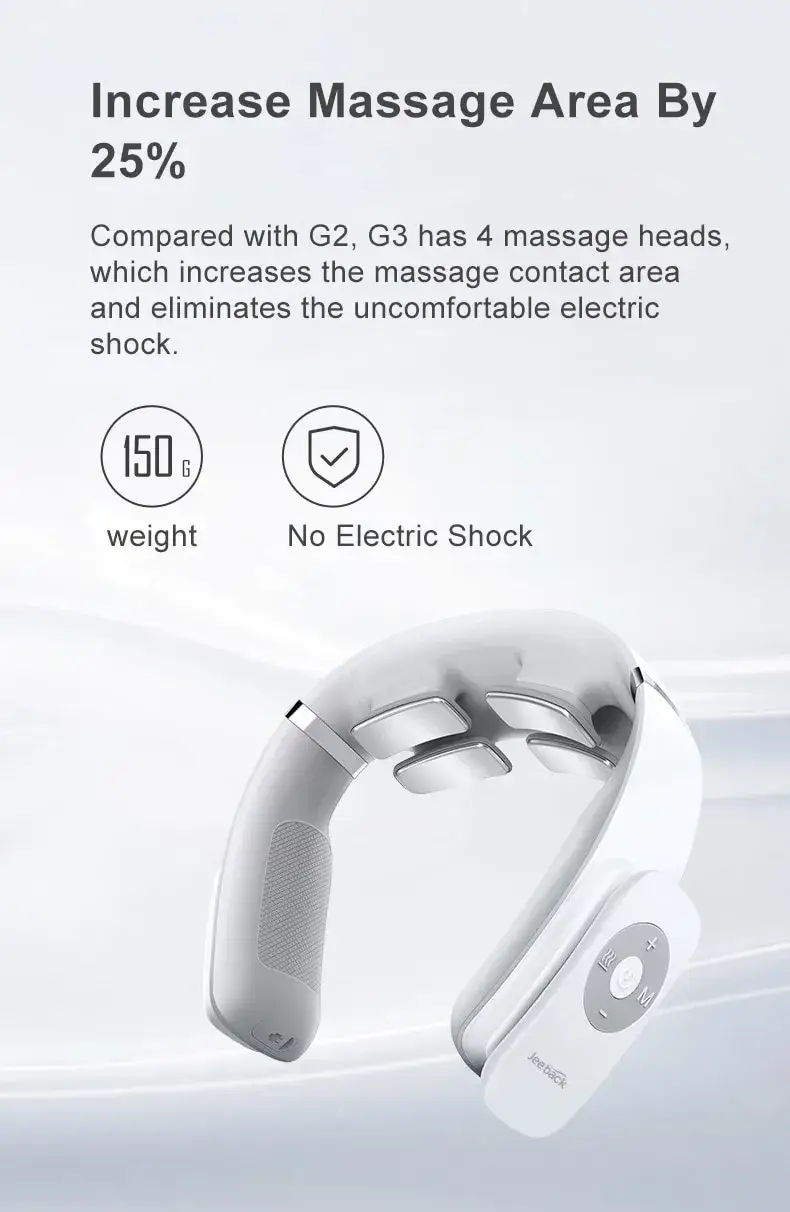 Xiaomi Jeeback G3 Wireless TENS Neck Massager for Pain Relief