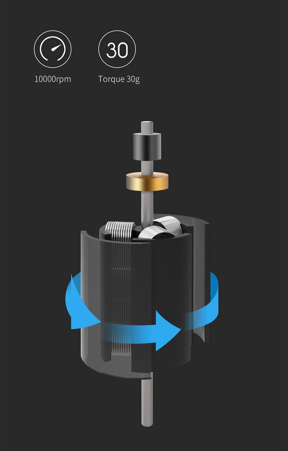 Xiaomi Mijia HN1 Mini Electric Nose Hair Trimmer with High-Speed Motor & Water-Resistant Sharp Cutter Head