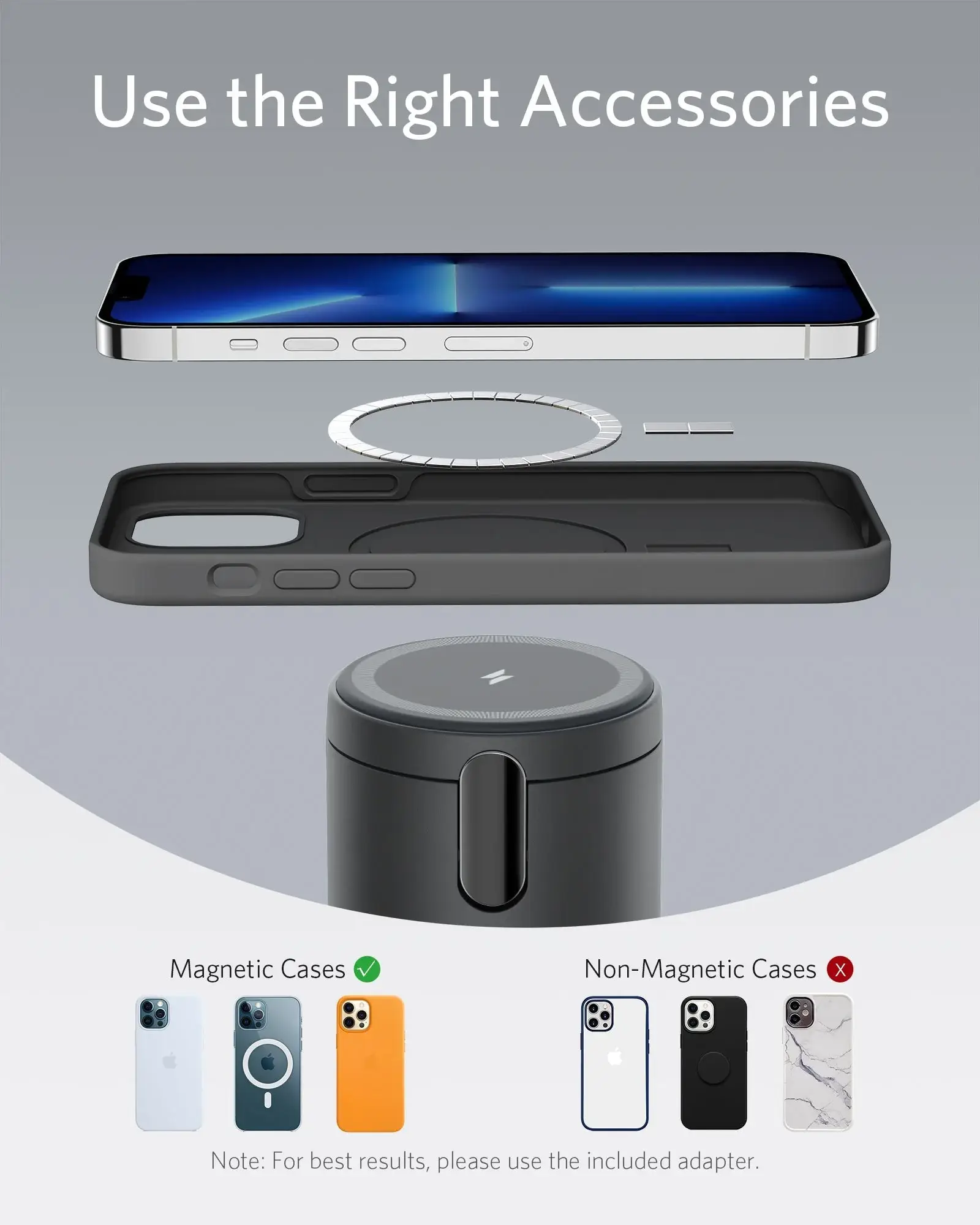 Anker MagGo 623 Magnetic Wireless Charger A2568031