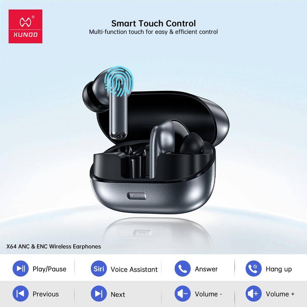 XUNDD X64 True Wireless Earphones with ANC & ENC