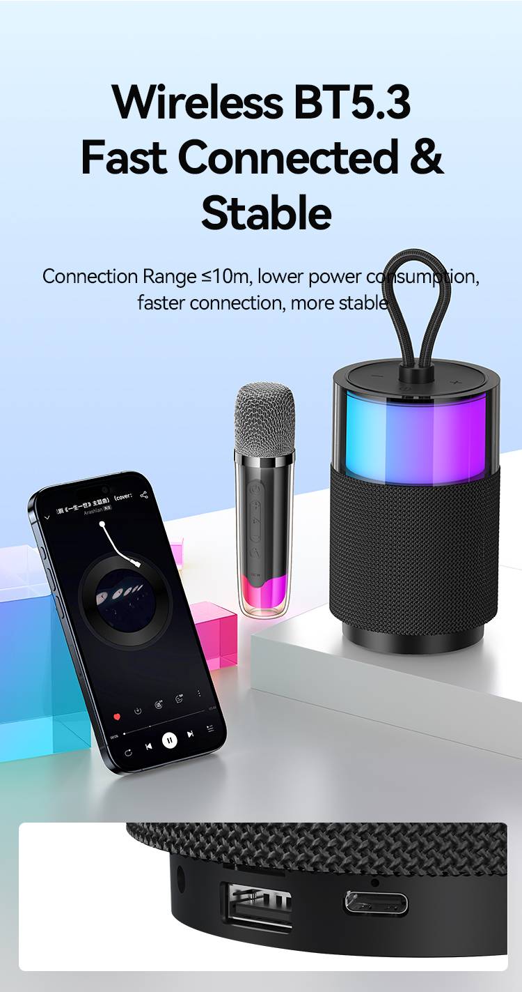 USAMS US-YX013 Bluetooth Speaker with Microphone from the Sound Element Series