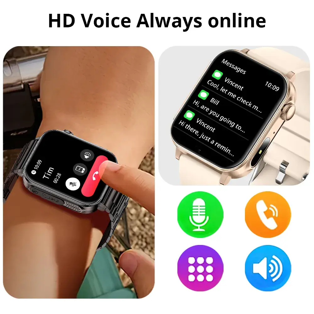 COLMI P80 Smartwatch with Dual Straps Silicone + Metal