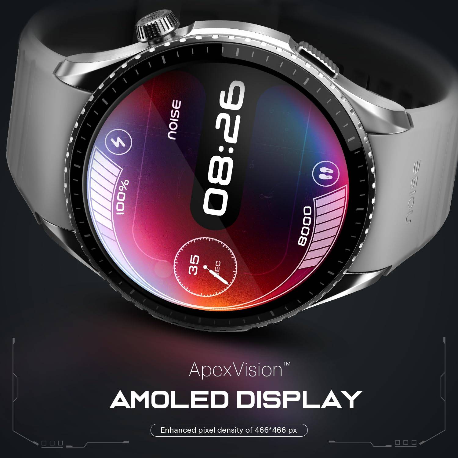 NoiseFit Origin AMOLED Display Smart Watch