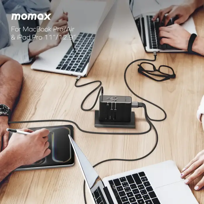 Momax UA28 1-World2 205W 7-Port Dual AC Travel Adapter