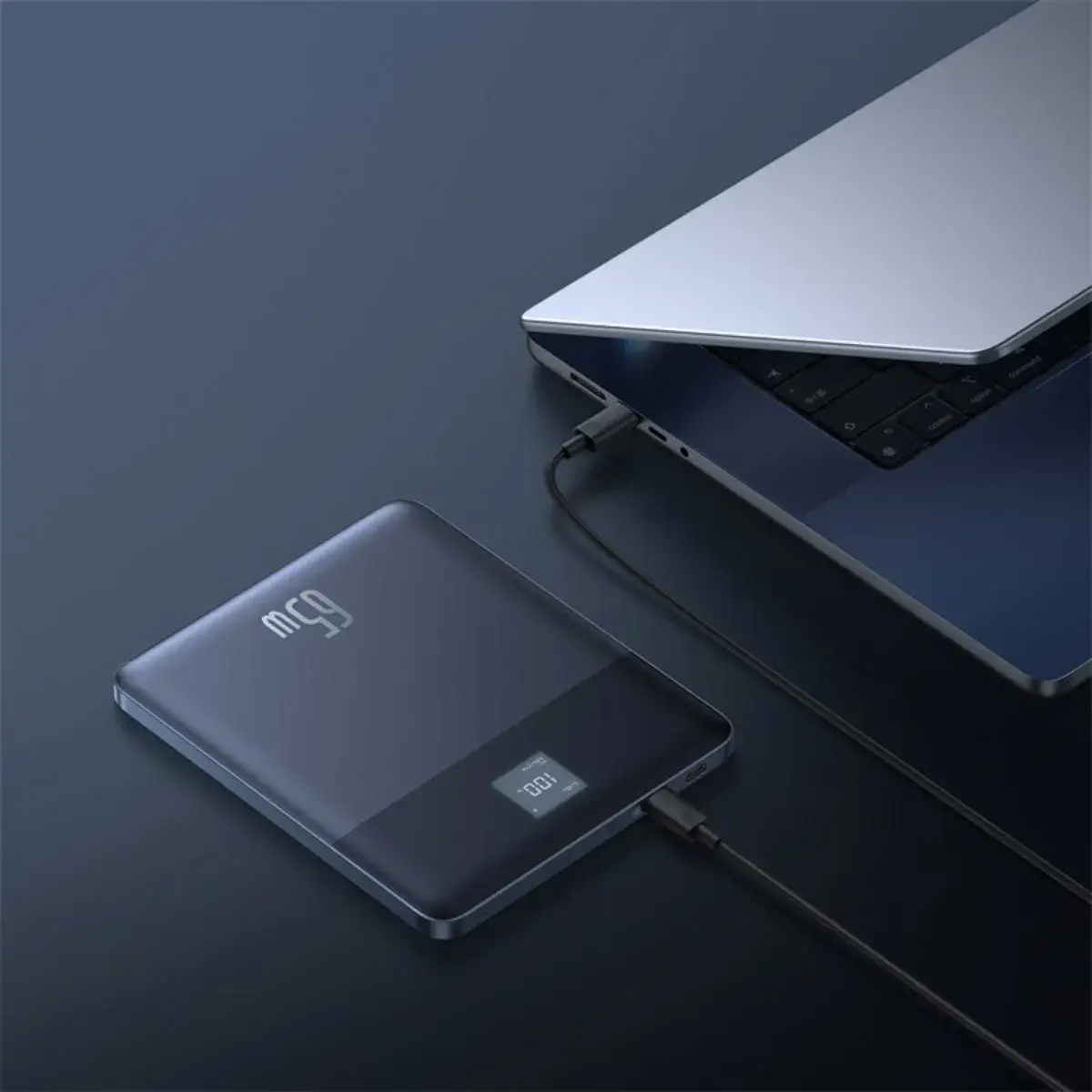 Baseus Blade 2 Ultra-Slim Power Bank 12000mAh 65W with 100W USB-C to USB-C Cable