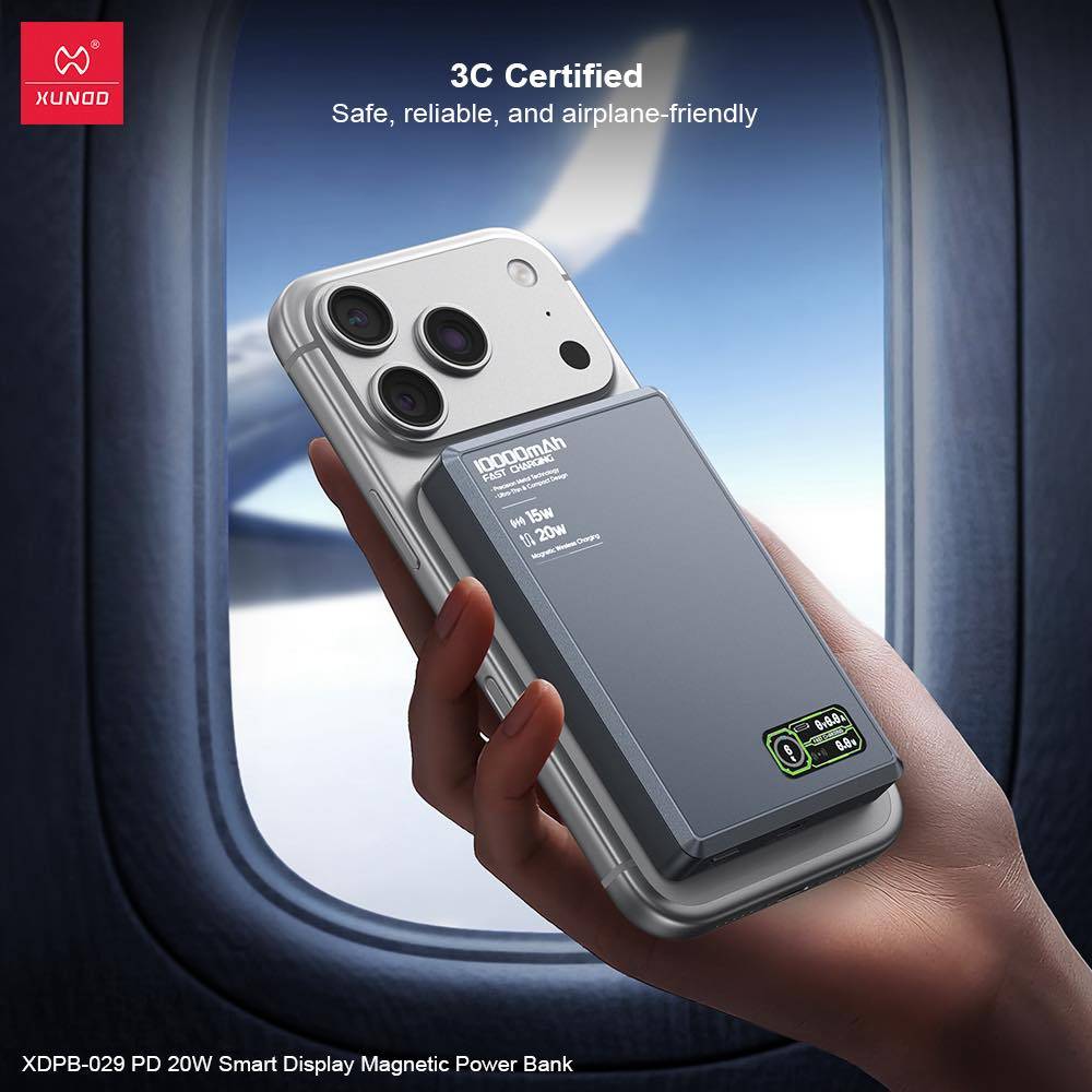 XUNDD XDPB-029 PD 20W Magnetic Power Bank 10000mAh