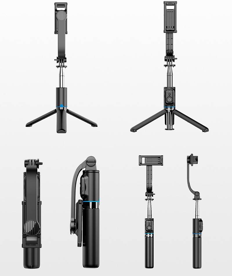 WiWU Wi-SE001 Detachable Tripod Selfie Stick with Extendable Phone Stand