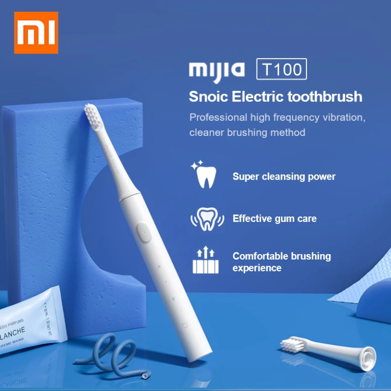 Xiaomi Mijia T100 Sonic Electric Toothbrush with High-Frequency Vibration