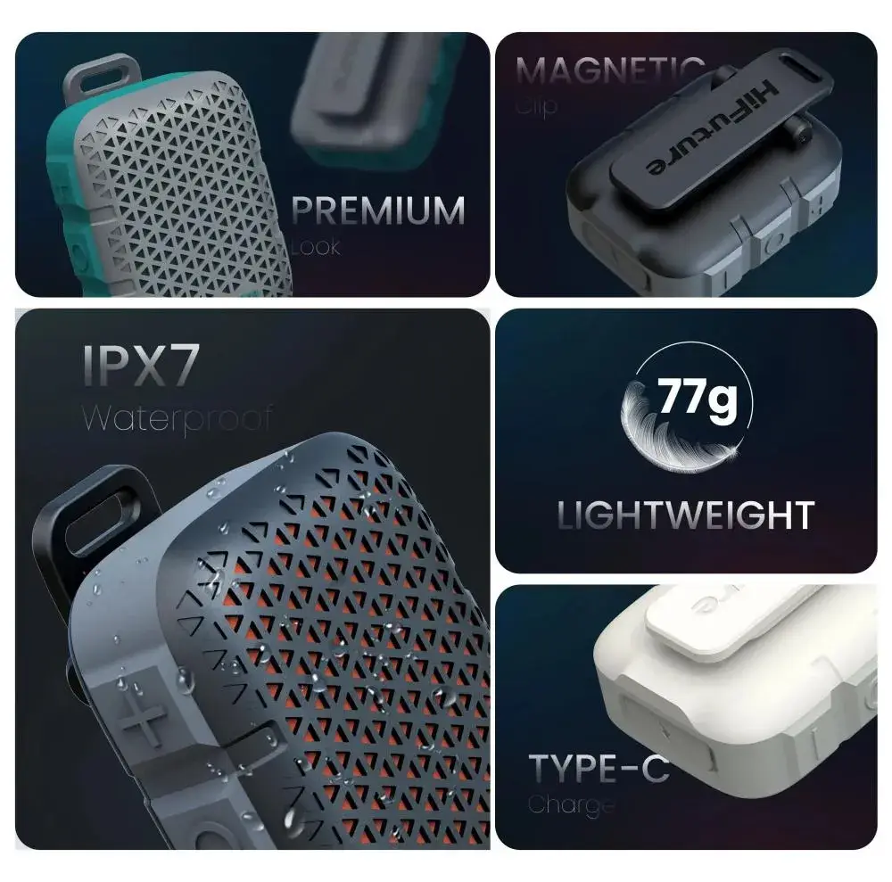 HiFuture Pocket-S Compact Portable Wireless Speaker