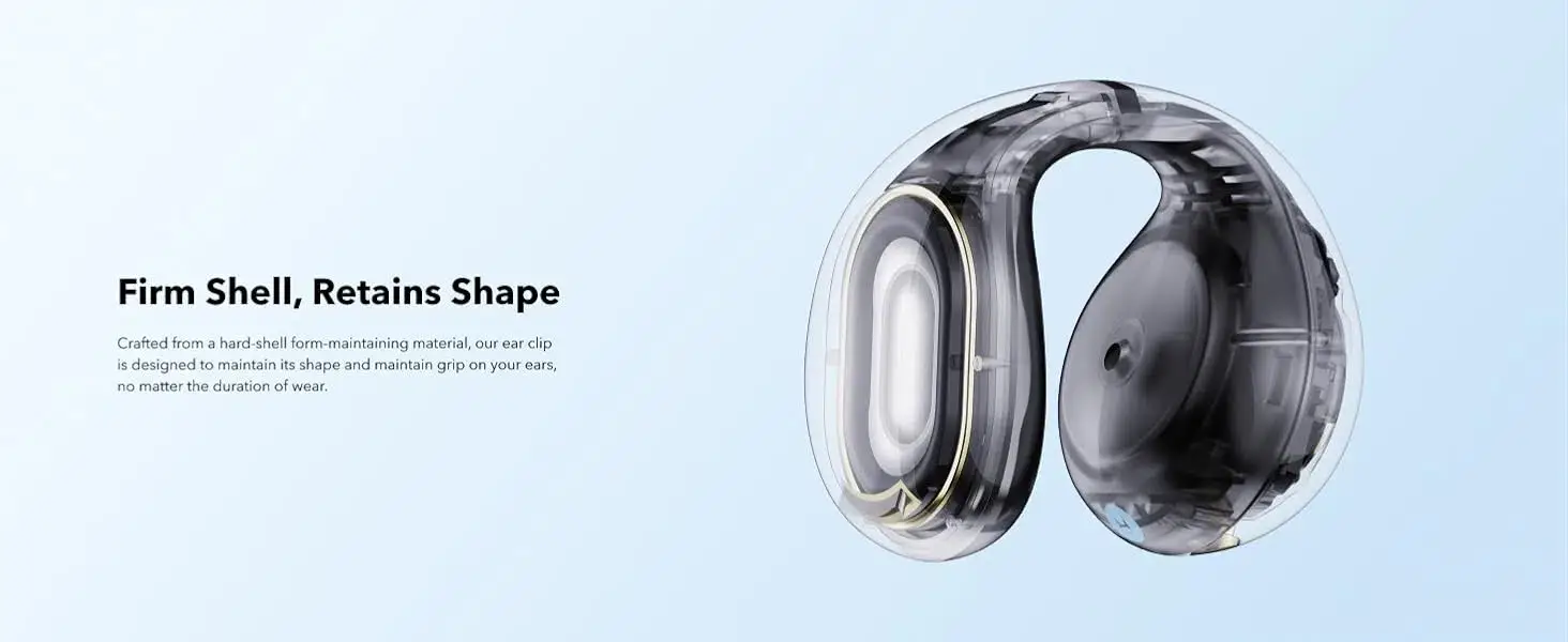 Anker Soundcore C30i Transparent Open-Ear Clip-On Wireless Earbuds