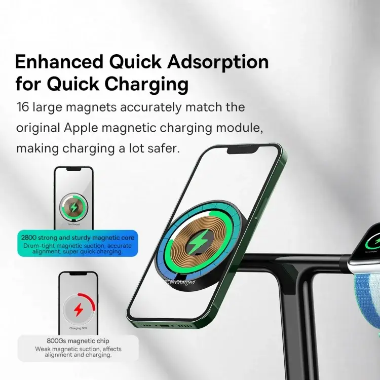 Baseus Swan BS-W527 3-in-1 20W Magnetic Wireless Charging Stand