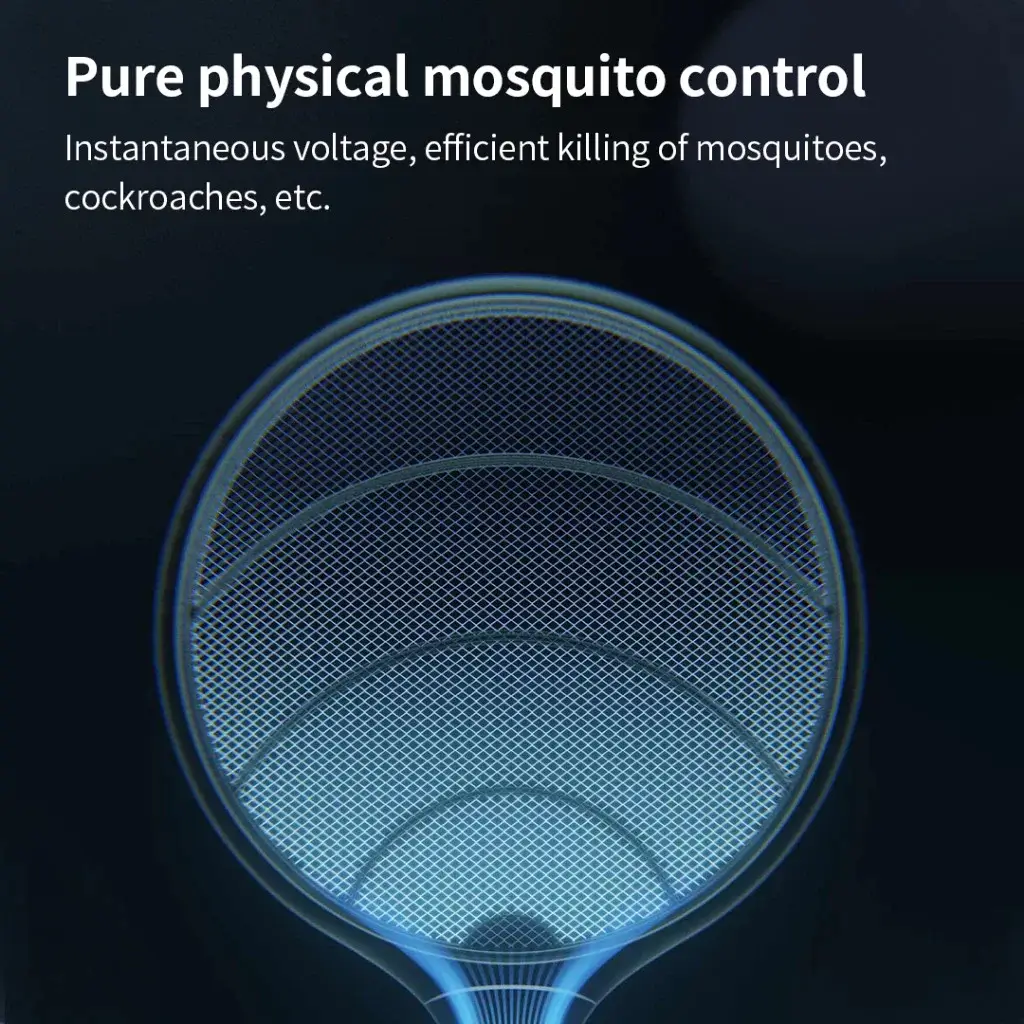 Qualitell E3 3-in-1 Electric Mosquito Swatter UV Trap Rechargeable Digital Display