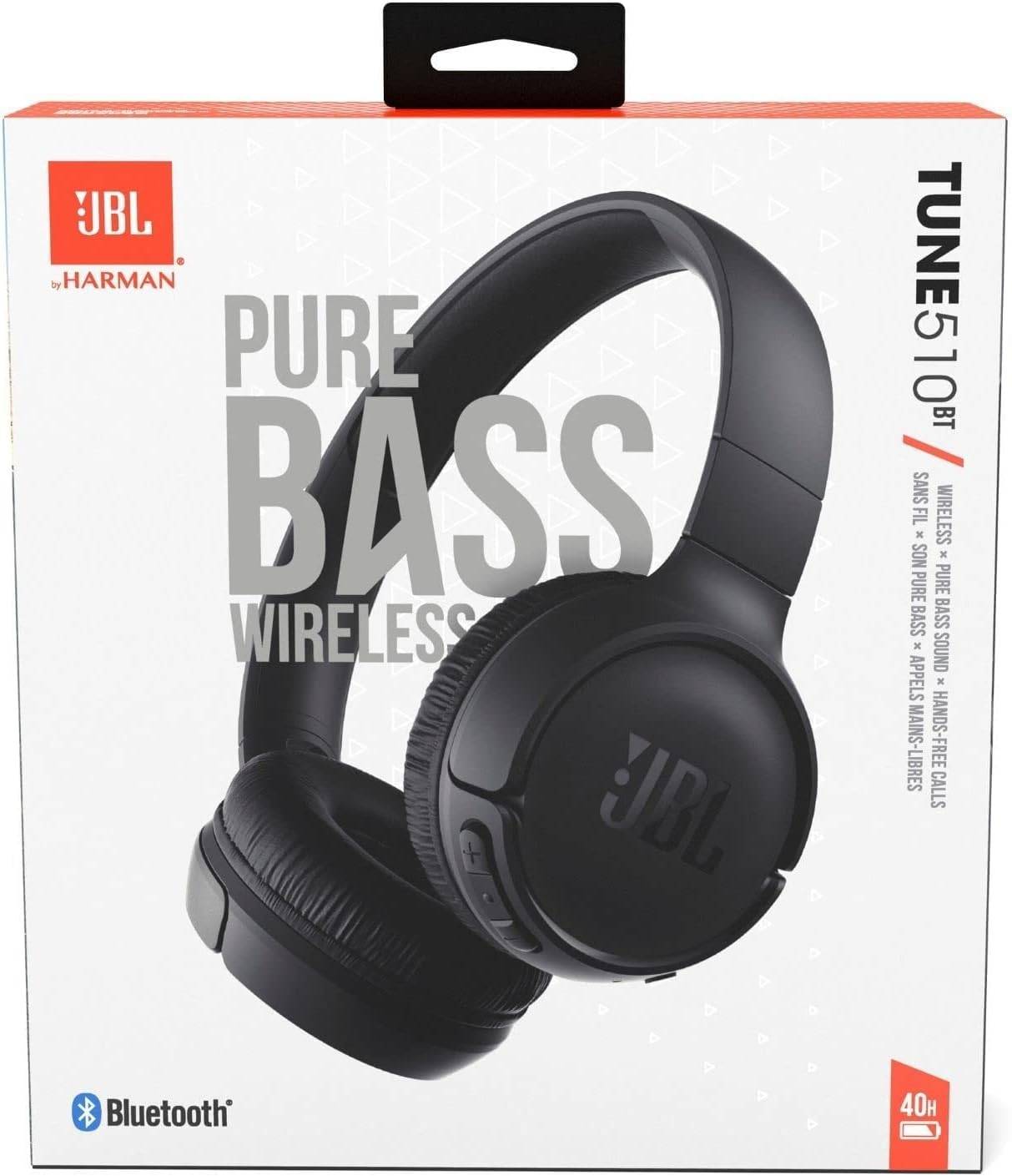 JBL Tune 510BT Wireless On-Ear Headphones 