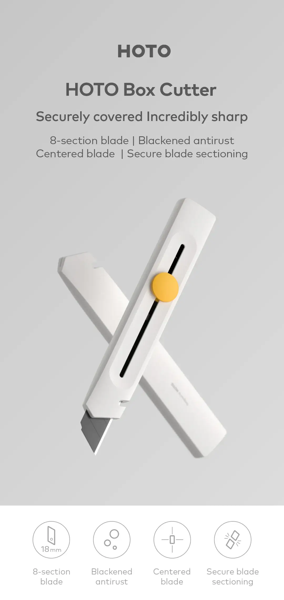 Xiaomi Hoto Precision Box Cutter Utility Knife