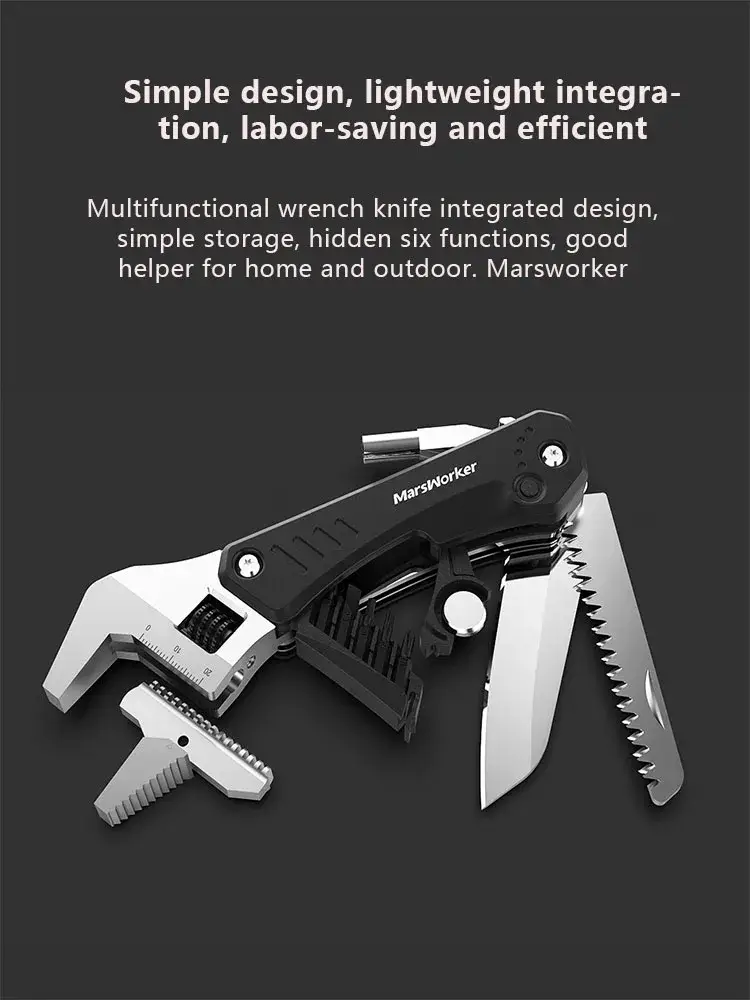 Xiaomi Mars Worker Wrench 6 in 1 Craftsman Multi-function Knife
