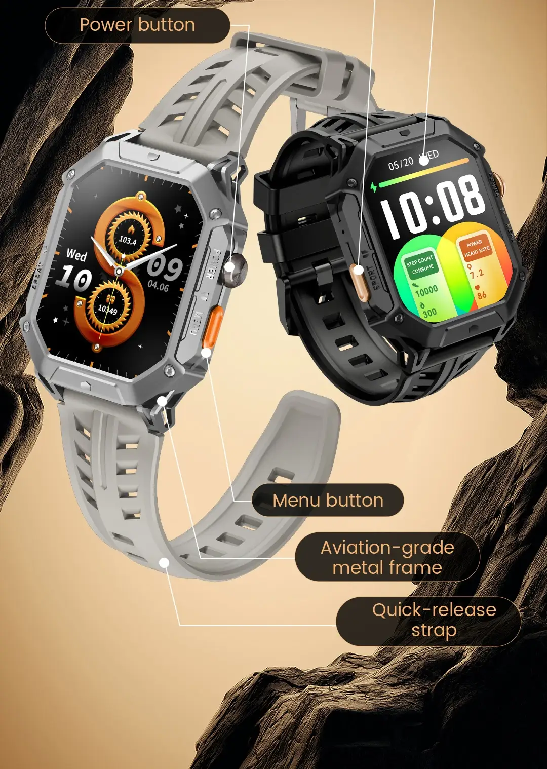 Haylou IRON N1 Bluetooth Calling Smartwatch