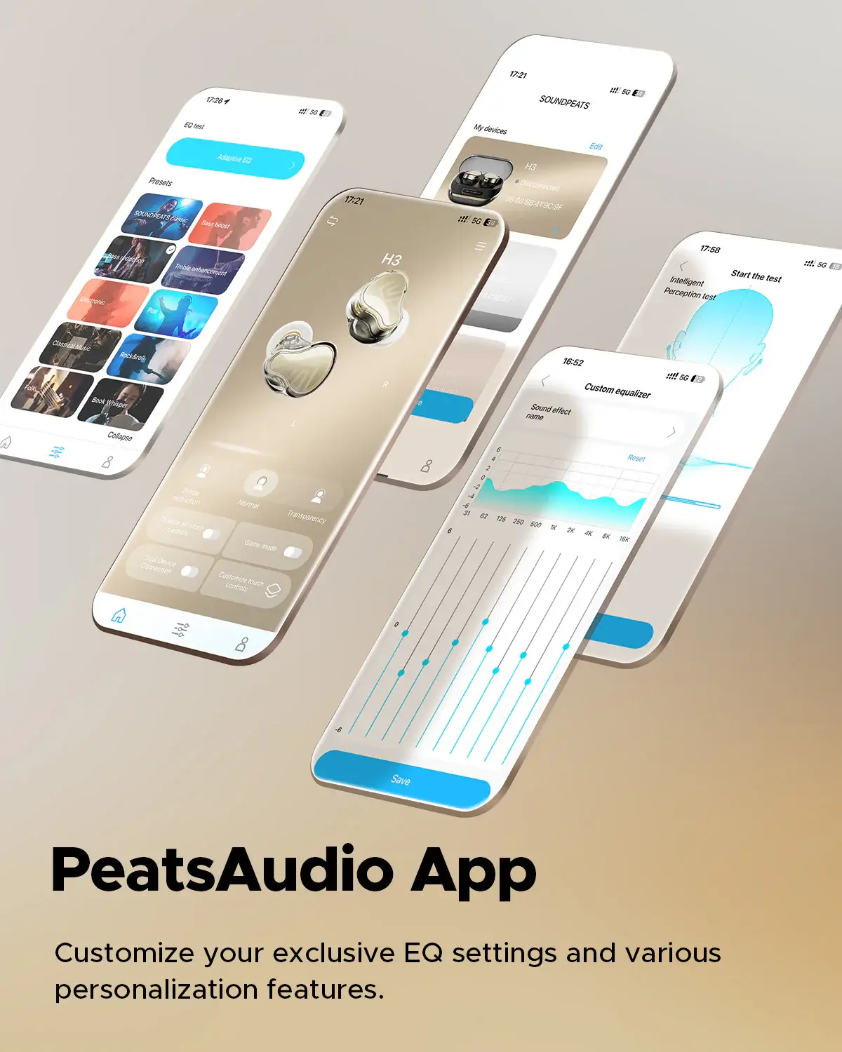 SoundPEATS H3 Hi-Res True Wireless Bluetooth Earbuds