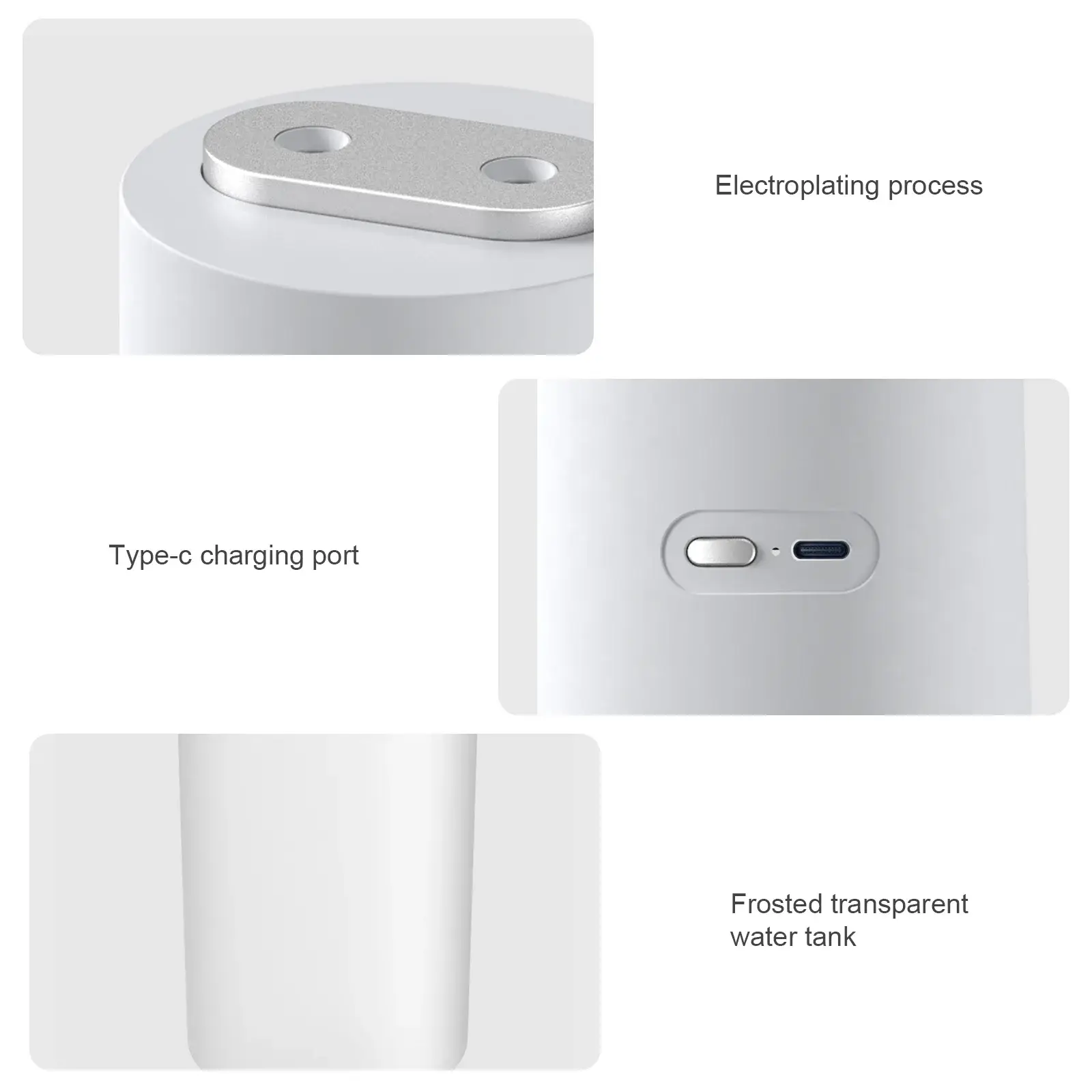 Dual Spray Port Ultrasonic Air Humidifier with LED Light Cool Mist Diffuser