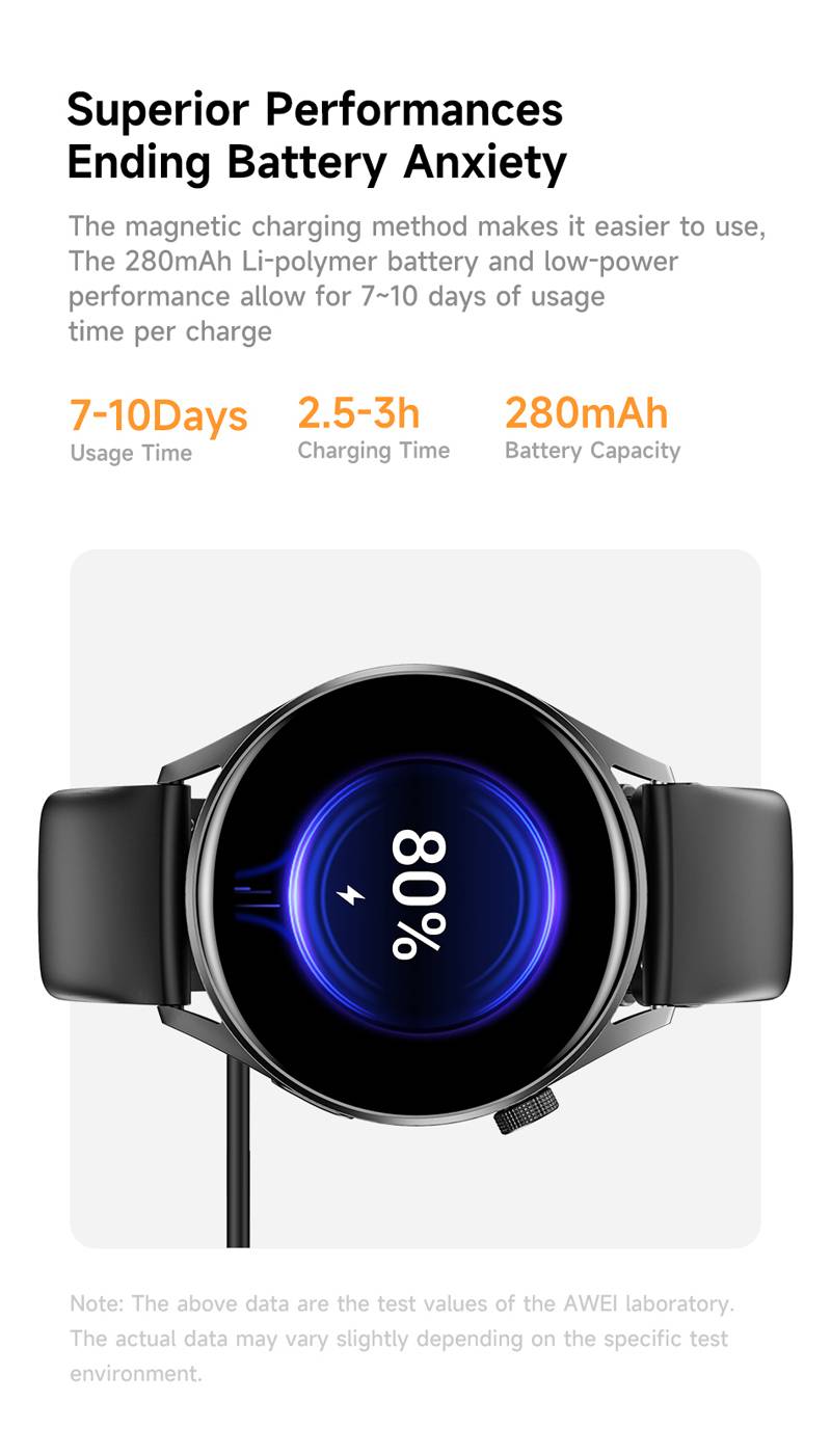 AWEI H35 IP68 Waterproof Smartwatch