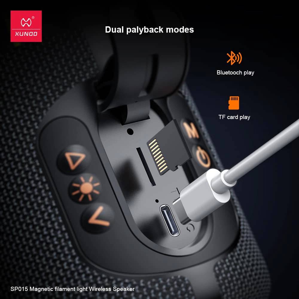 XUNDD SP015 Magnetic Filament Light Portable Wireless Speaker