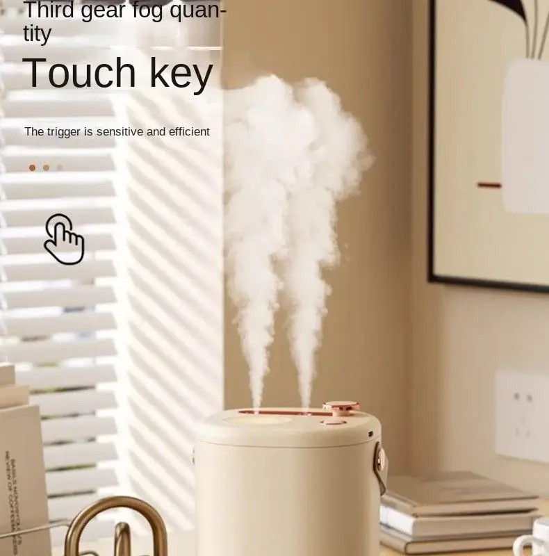 Double Spray Mini Humidifier with Led Light