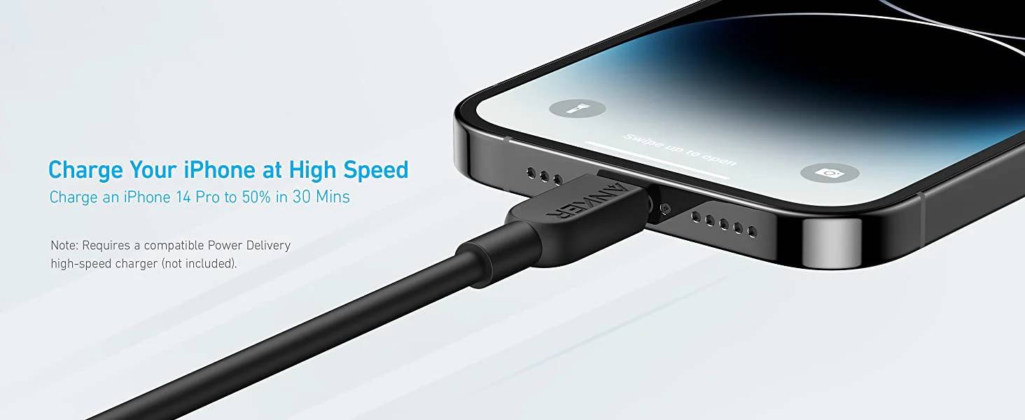Anker 310 USB-C to Lightning Fast Charging Cable