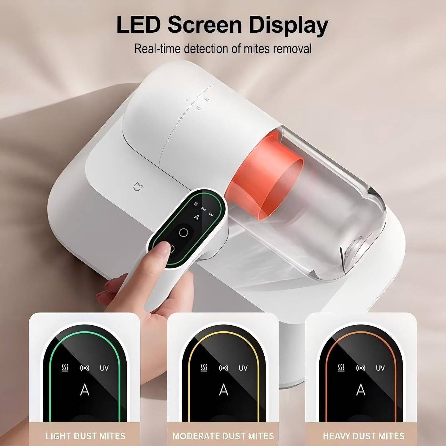 Xiaomi Dust Mite Vacuum Cleaner Pro Handheld Anti-Allergen UV Sterilization Device for Deep Cleaning