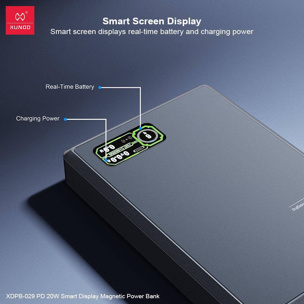 XUNDD XDPB-029 PD 20W Magnetic Power Bank 10000mAh