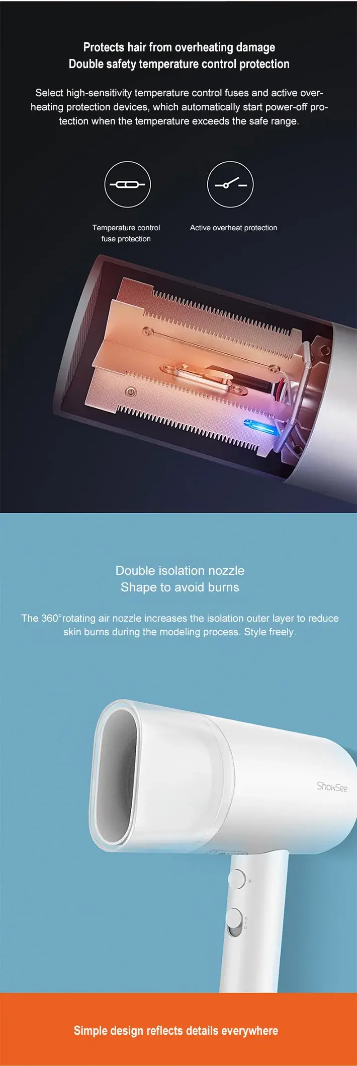 Xiaomi SHOWSEE A1 Experience Salon-Quality Hair Drying at Home